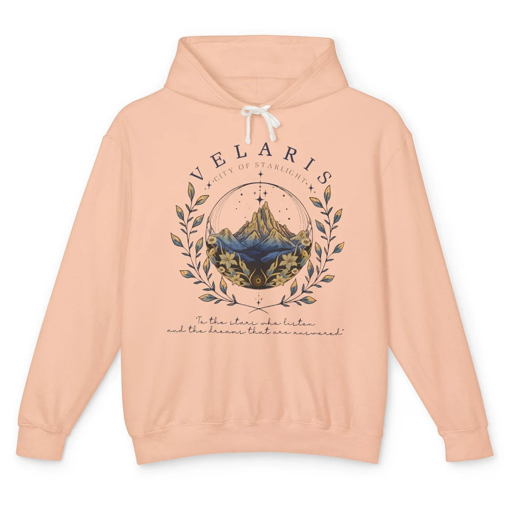 Night To The Stars Who Listen And Dreams That Are Answered Unisex Lightweight Hoodie