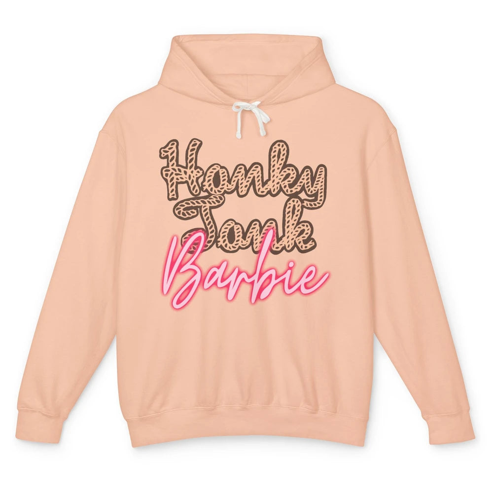 Honky Tonk Babe Lasso Western Country Cowboy Cowgirl Gift Unisex Lightweight Hoodie