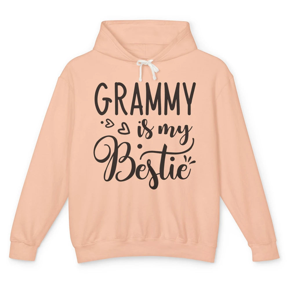 Grammy Is My Bestie Being Grandma Make My Life Complete Nana Unisex Lightweight Hoodie