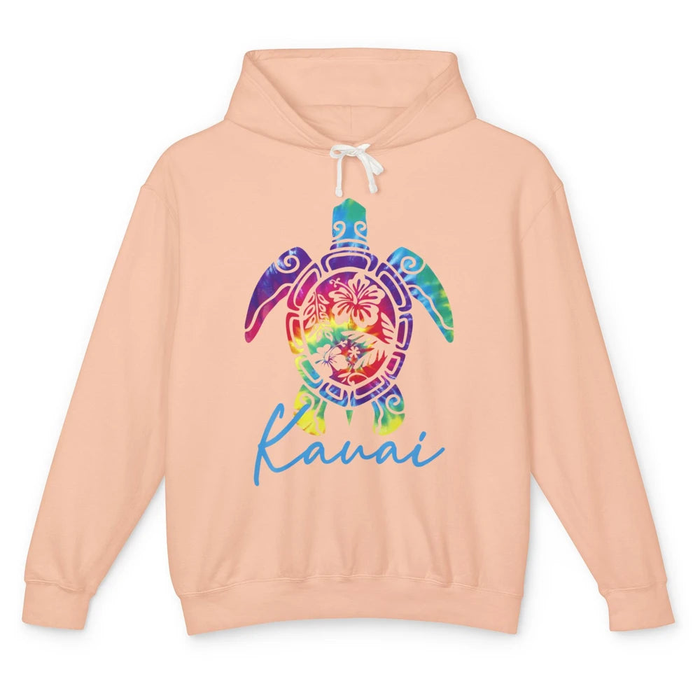 Cute Hawaiian Sea Turtle Kauai Hawaii Island Vacation Beach Unisex Lightweight Hoodie