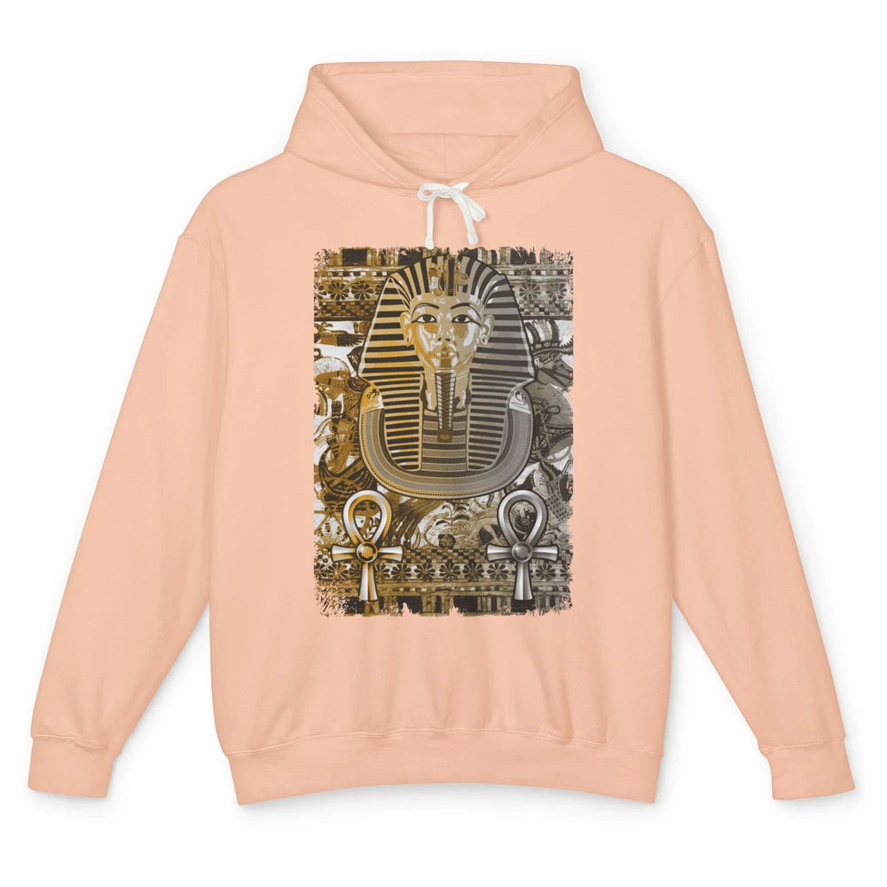 Ancient Egyptian Pyramid Golden King Tut Pharaoh Tutankhamun Unisex Lightweight Hoodie