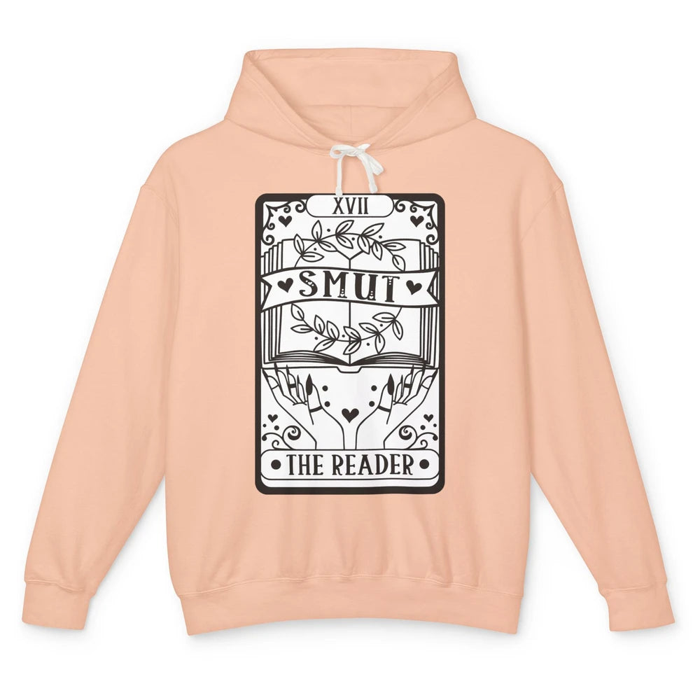 Retro Smut The Reader Tarot Card Halloween Book Lovers Unisex Lightweight Hoodie