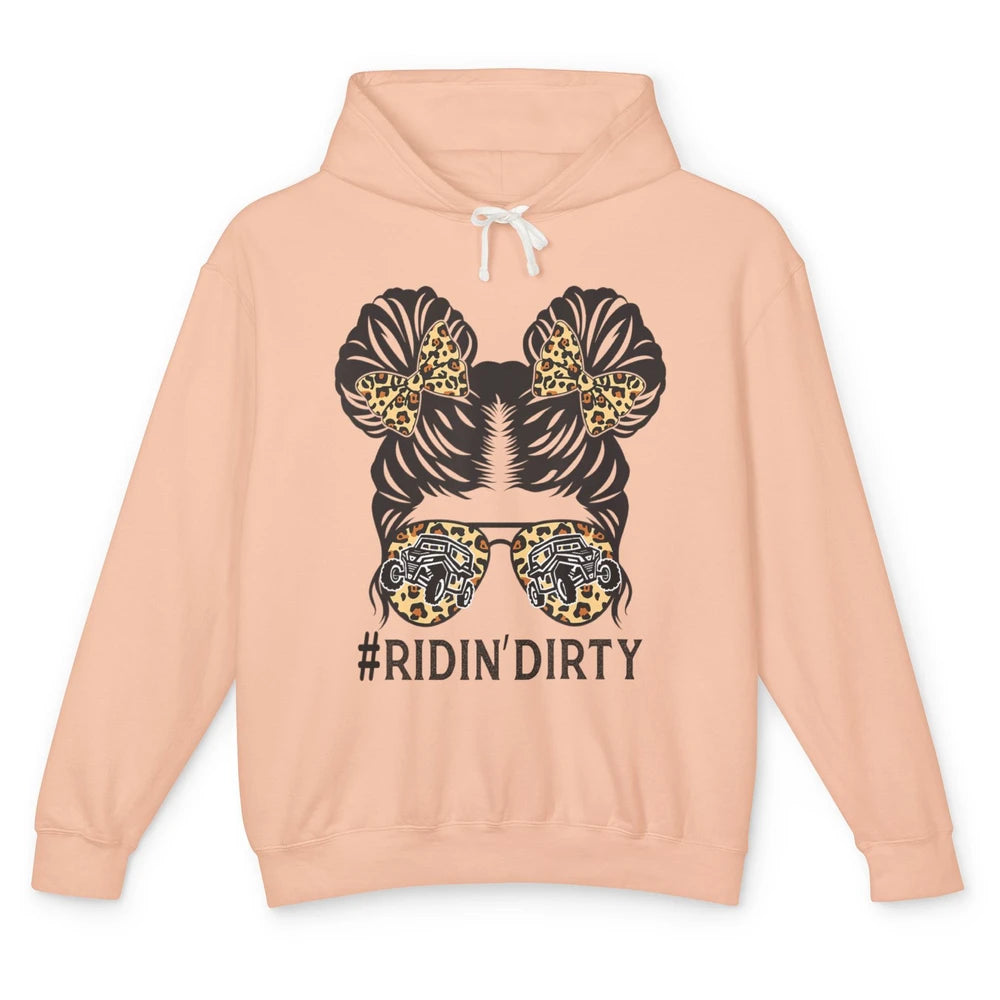 Retro UTV Riding Dirty Messy Hair Offroad Riding SXS Life Unisex Lightweight Hoodie