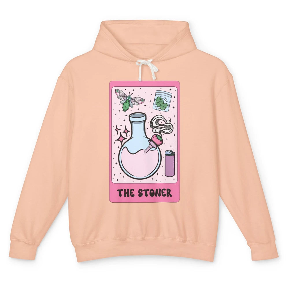 Funny Weed The Stoner Tarot Card Cannabis Weed Lovers Unisex Lightweight Hoodie