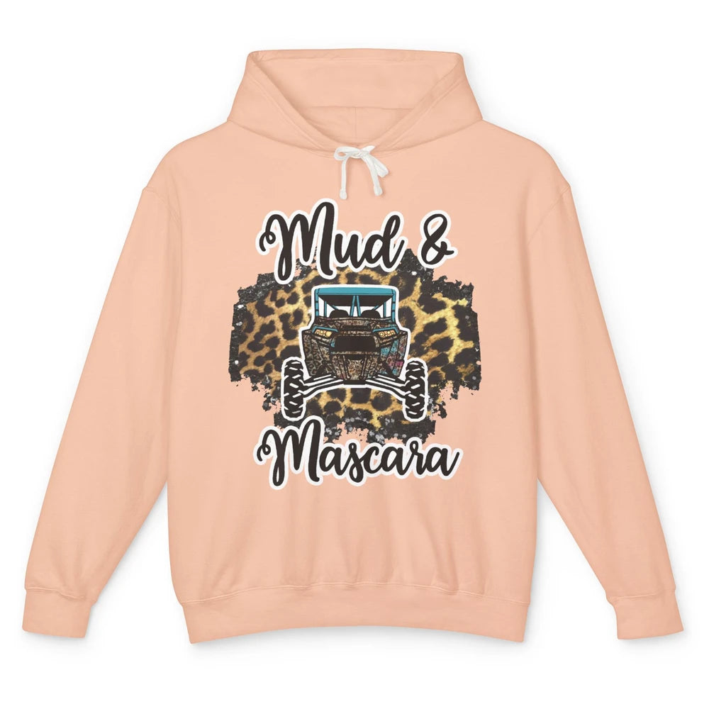 Mud and Mascara Leopard ATV Rider UTV Off-roading SXS Life Unisex Lightweight Hoodie