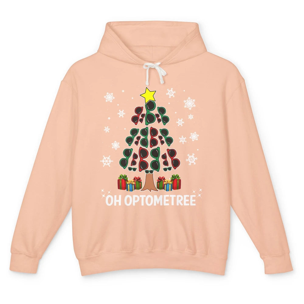 Glasses Christmas Tree Oh Optometree Optometry Optician Gift Unisex Lightweight Hoodie