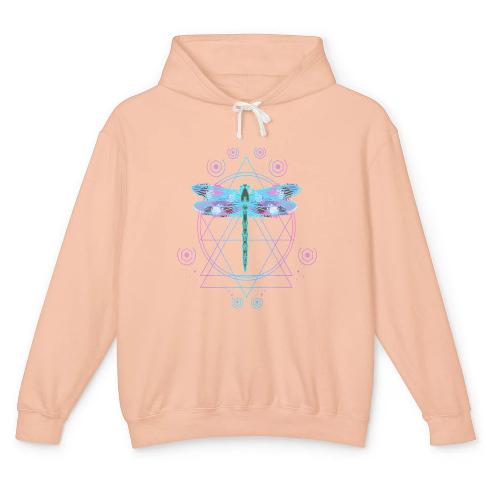 Dragonfly Pastel Gothic Hippie Aesthetic Dark Mystical Witch Unisex Lightweight Hoodie