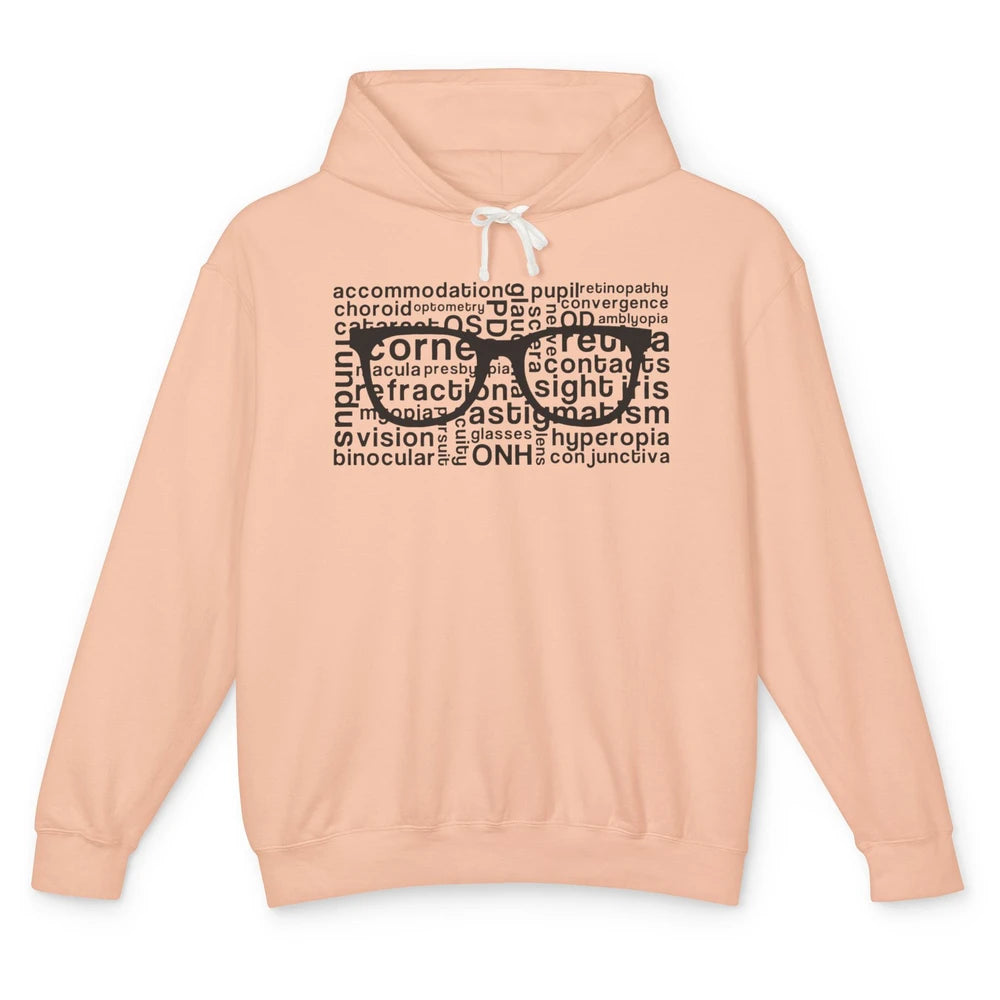 Optometry Glasses Ophthalmologist Optometrist Optician Gift Unisex Lightweight Hoodie