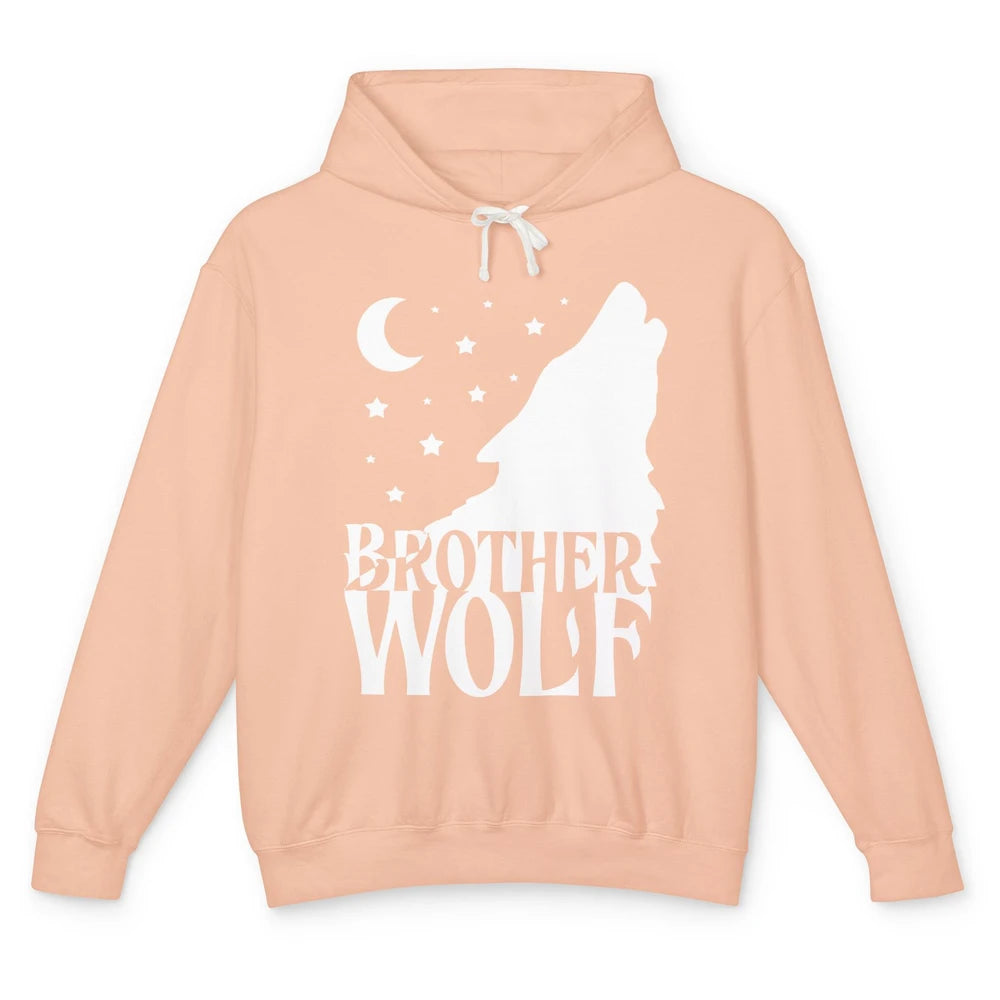 Brother Wolf Wolf Pack Wolf Family Matching Family Outfit Unisex Lightweight Hoodie