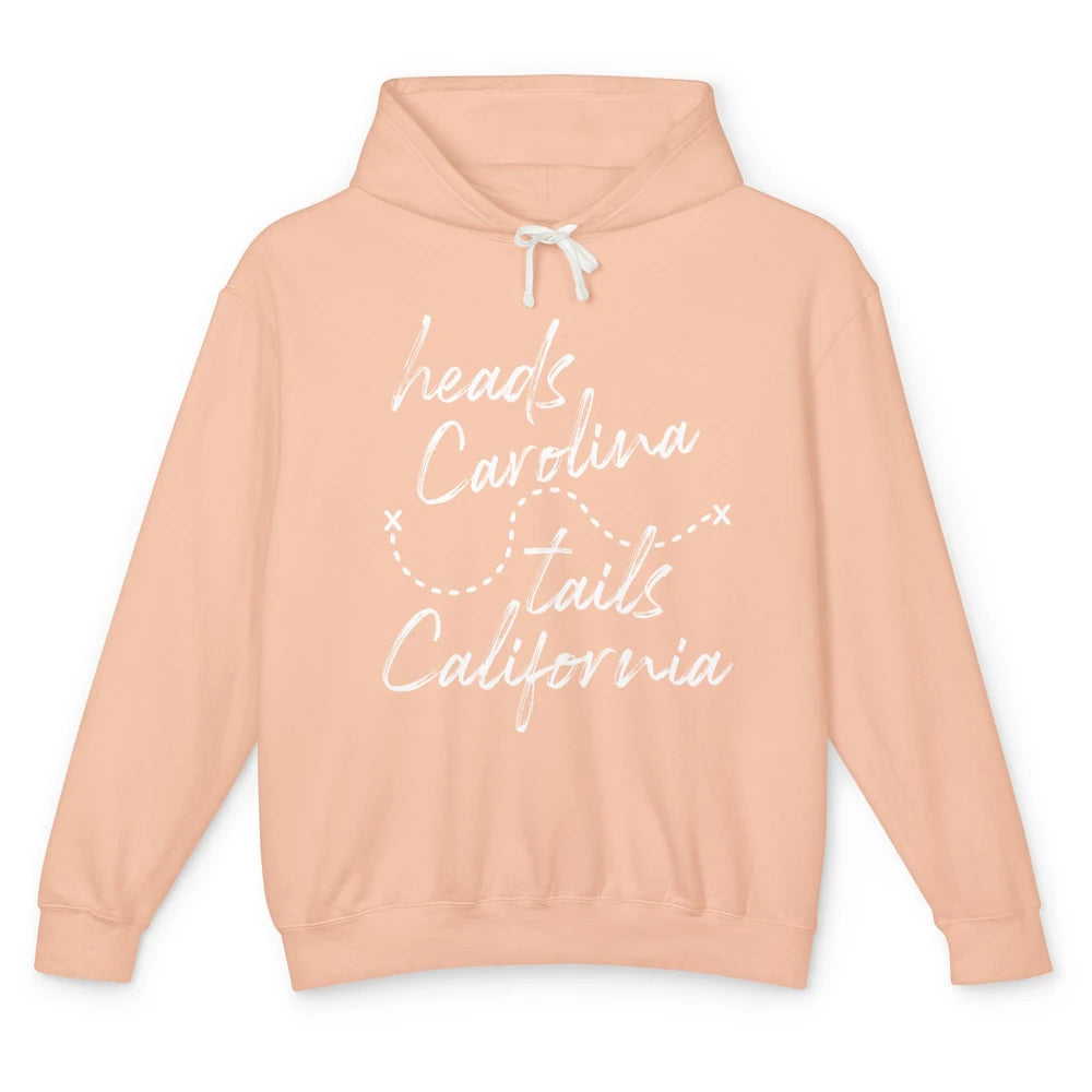 Heads Carolina Tail California Western Summer Beach Paradise Unisex Lightweight Hoodie