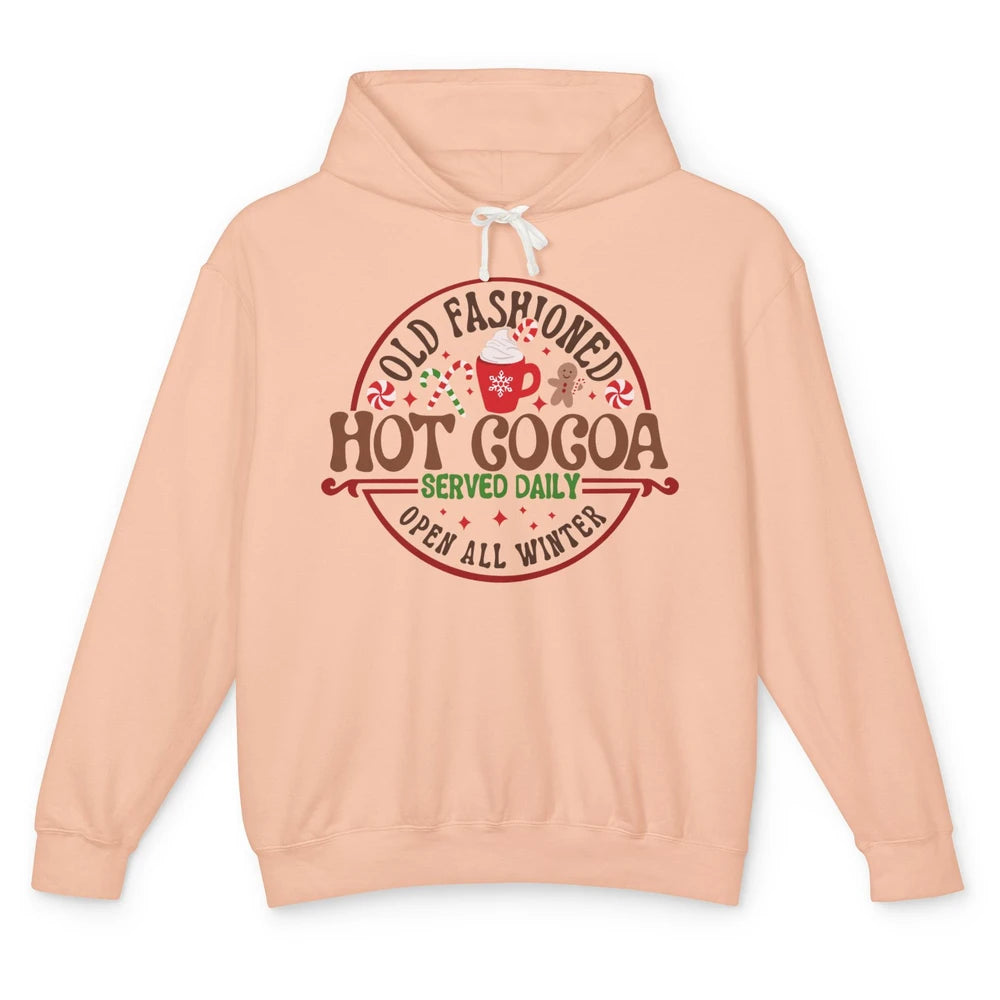 Christmas Gingerbread Hot Cocoa Hot Chocolate Christmas Unisex Lightweight Hoodie