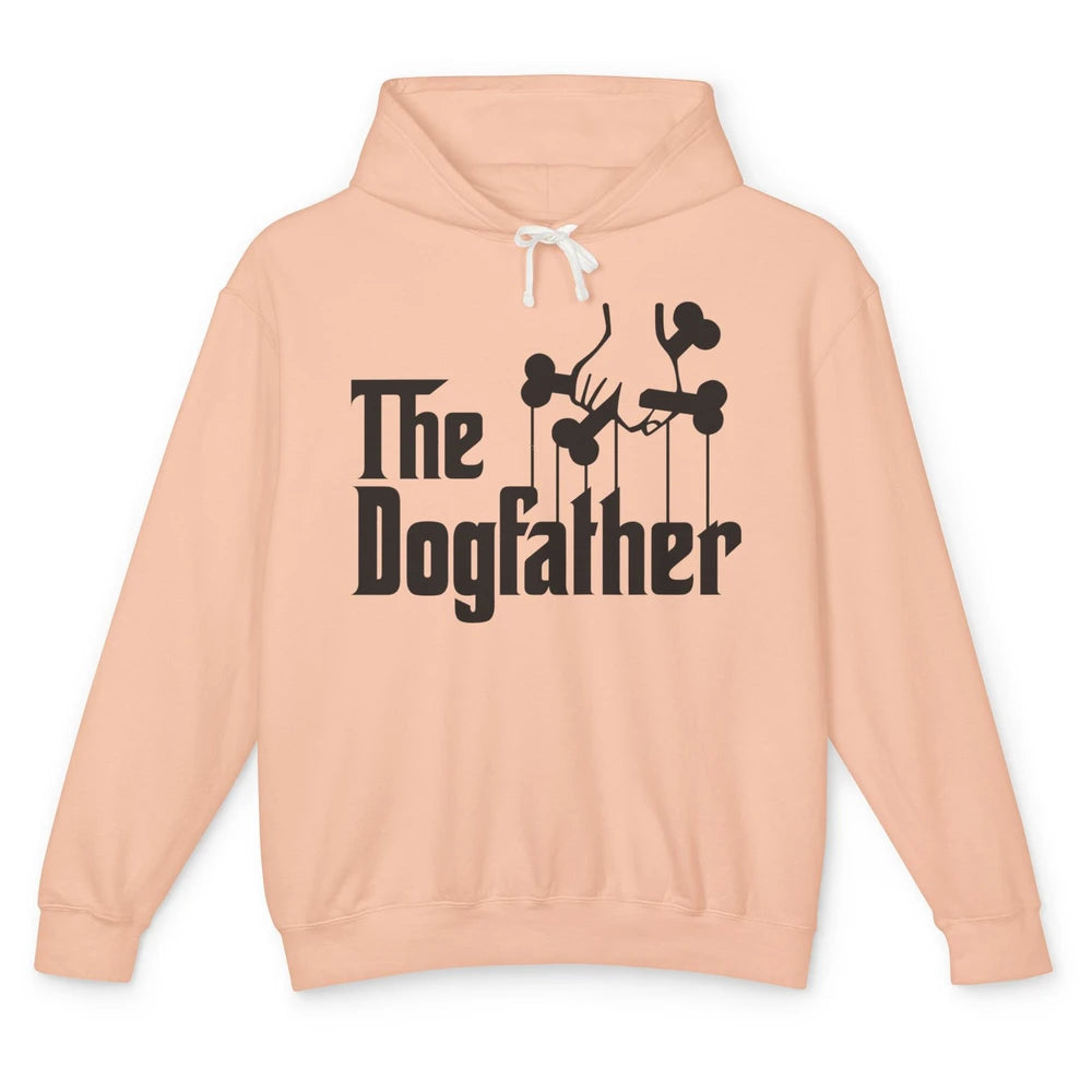 The Dogfather Parody Dog Lovers Funny Dog Dad Fathers Day Unisex Lightweight Hoodie