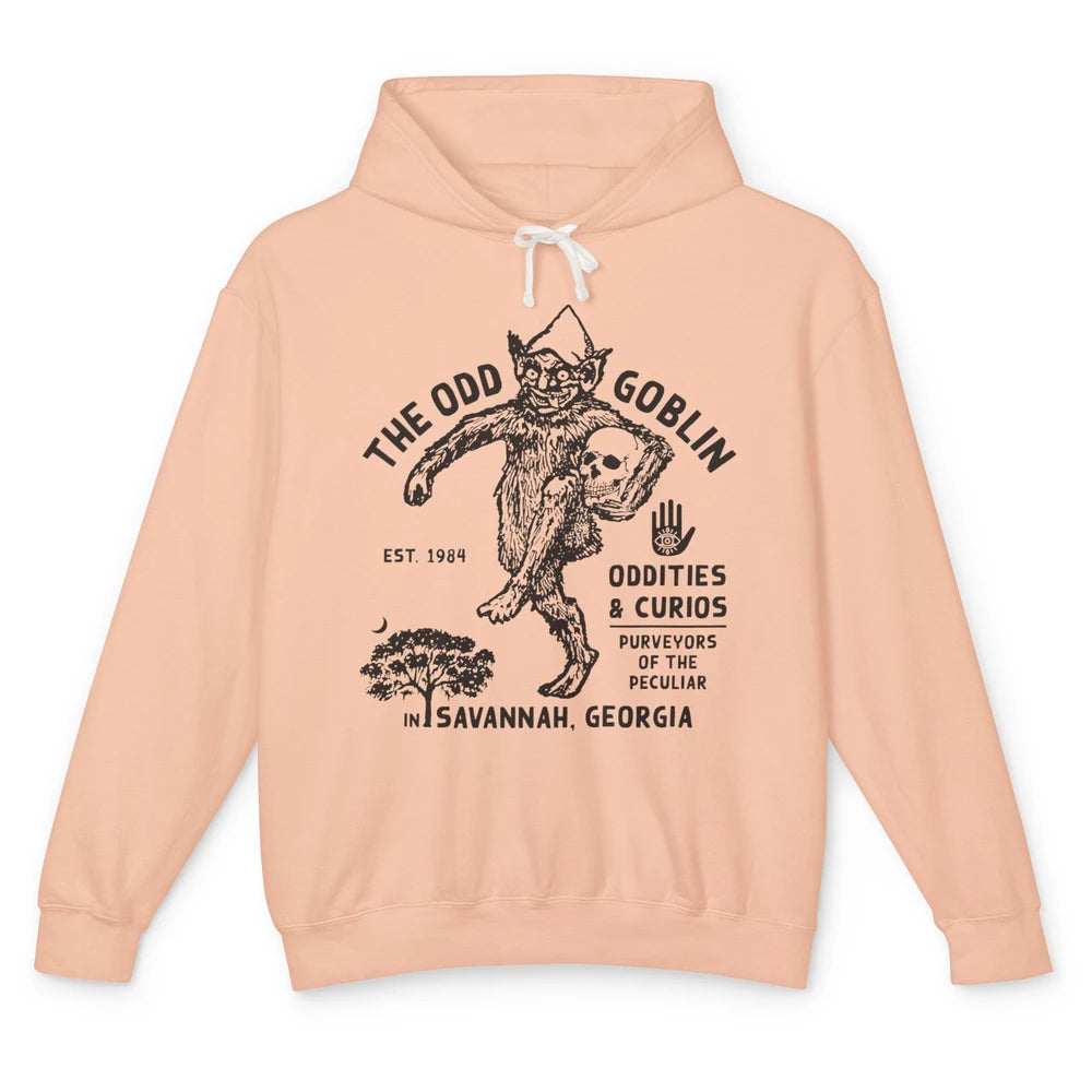 Vintage The Odd Goblin Est 1984 Oddities Savannah Georgia Unisex Lightweight Hoodie