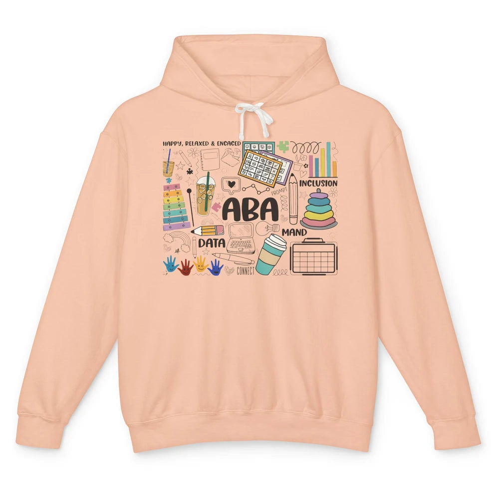 ABA Applied Behavior Analysis Sped Teacher RBT Therapist Unisex Lightweight Hoodie