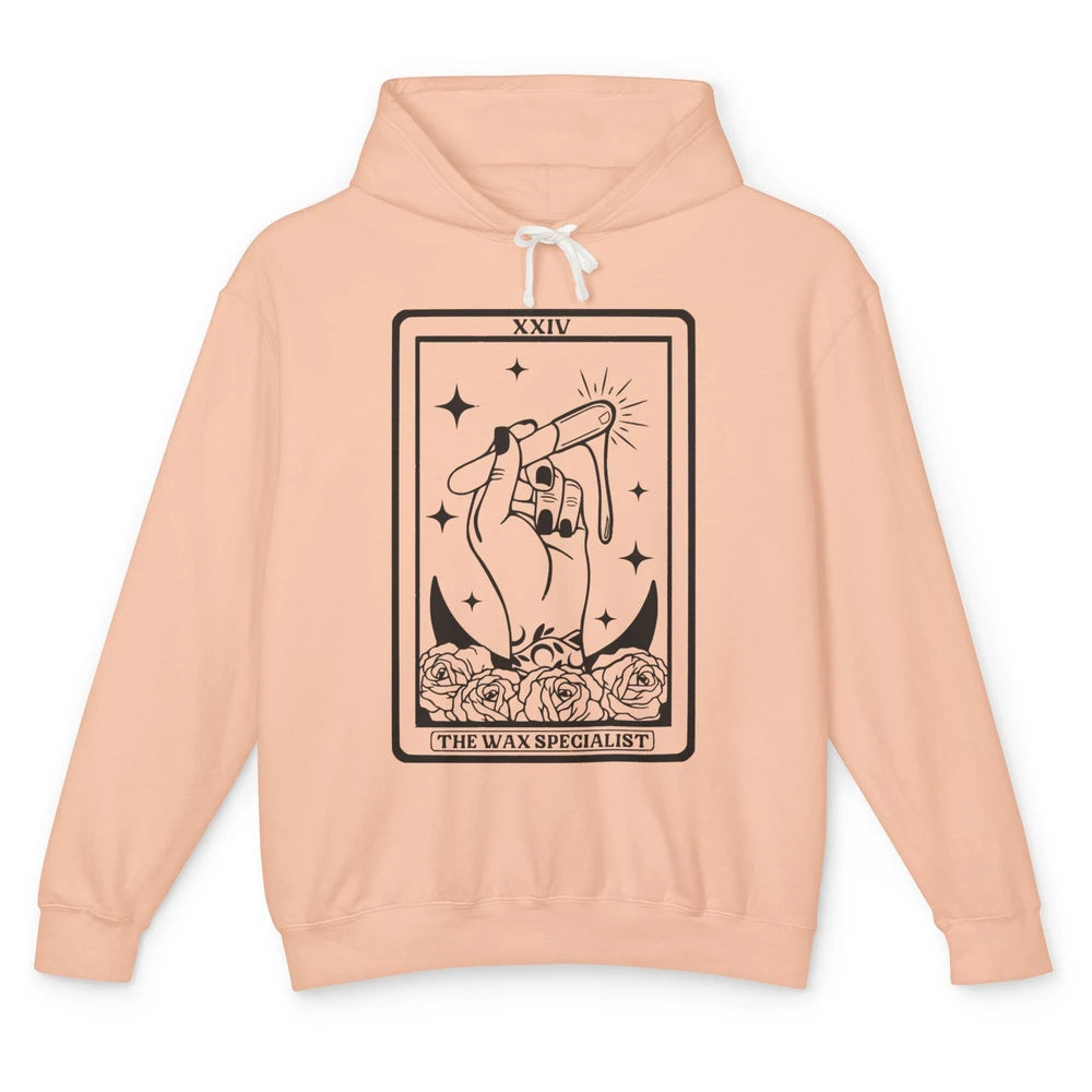 Wax Specialist Tarot Card Beautician Wax Hustler Cosmetology Unisex Lightweight Hoodie