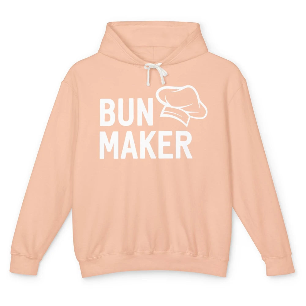 Bun Maker Bun Baker Pregnancy Announcement Baby Reveal Gift Unisex Lightweight Hoodie