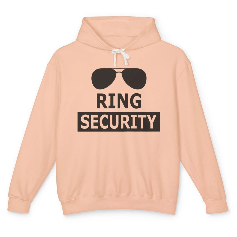 Wedding Ring Security Boy Ring Bearer Wedding Party Unisex Lightweight Hoodie