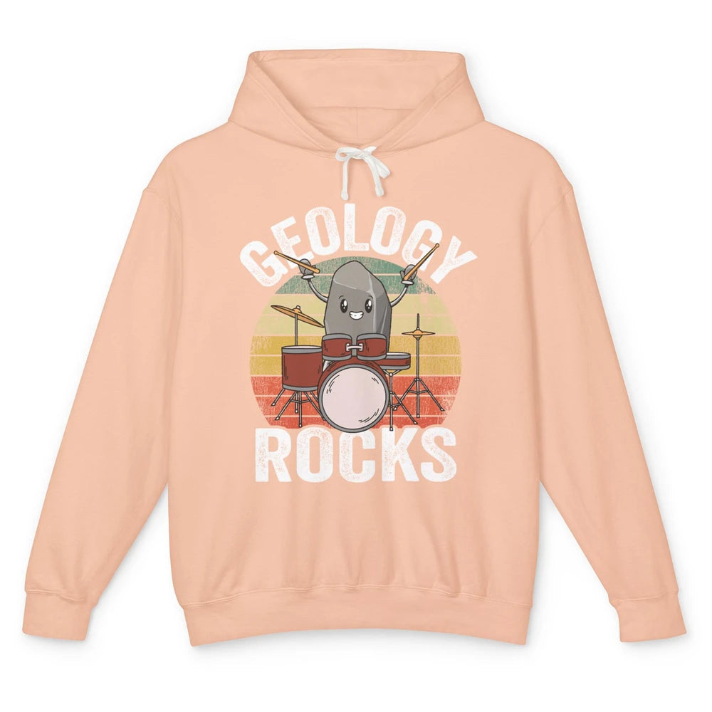 Funny Geology Rocks Mineral Rock Collector Science Geologist Unisex Lightweight Hoodie