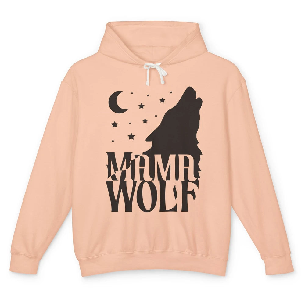 Wolf Pack Wolf Family Mama Wolf Matching Family Outfit Unisex Lightweight Hoodie