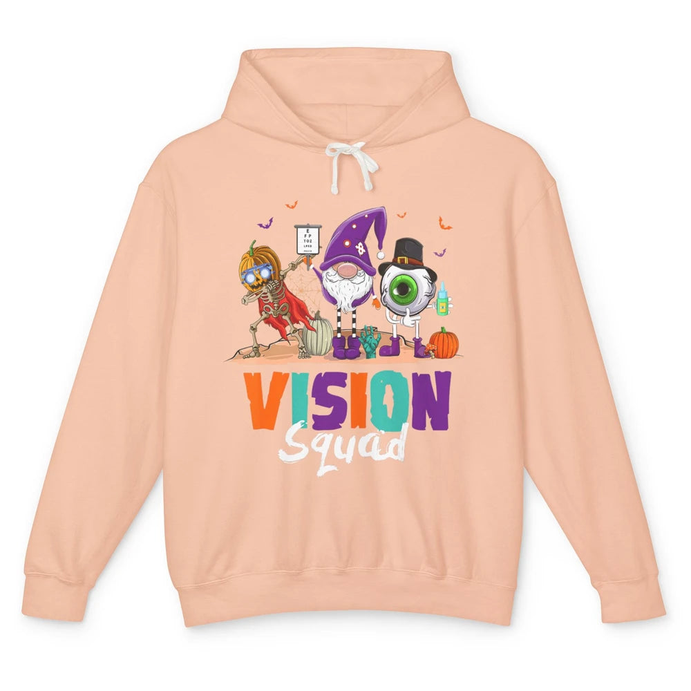 Vision Squad Optometry Optometrist Witch Halloween Spooky Unisex Lightweight Hoodie