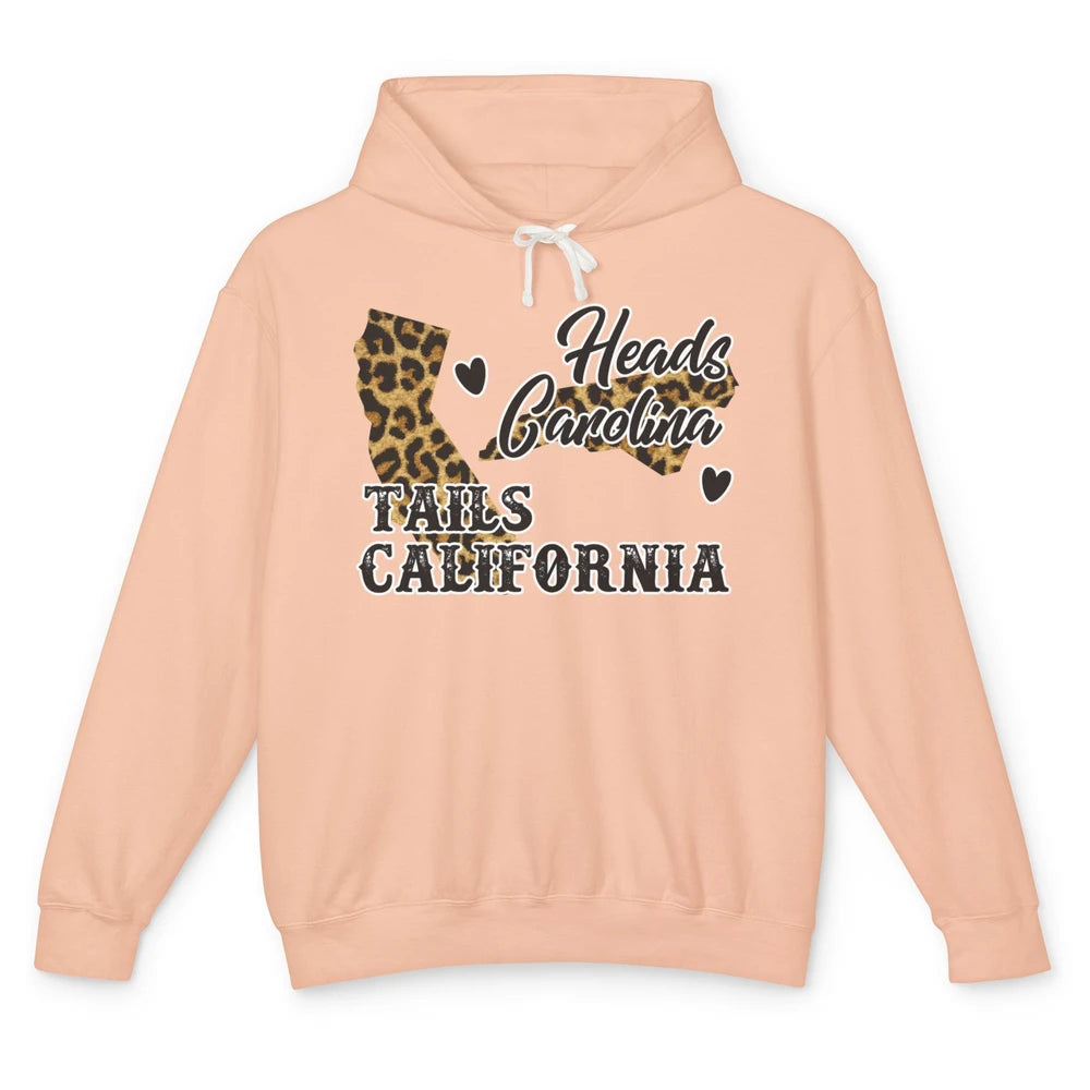 Retro Leopard Heads Carolina Tail California Western Summer Unisex Lightweight Hoodie