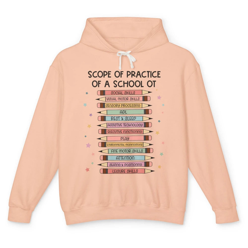 Scope Of Practice Of A School Occupational Therapy Teacher Unisex Lightweight Hoodie