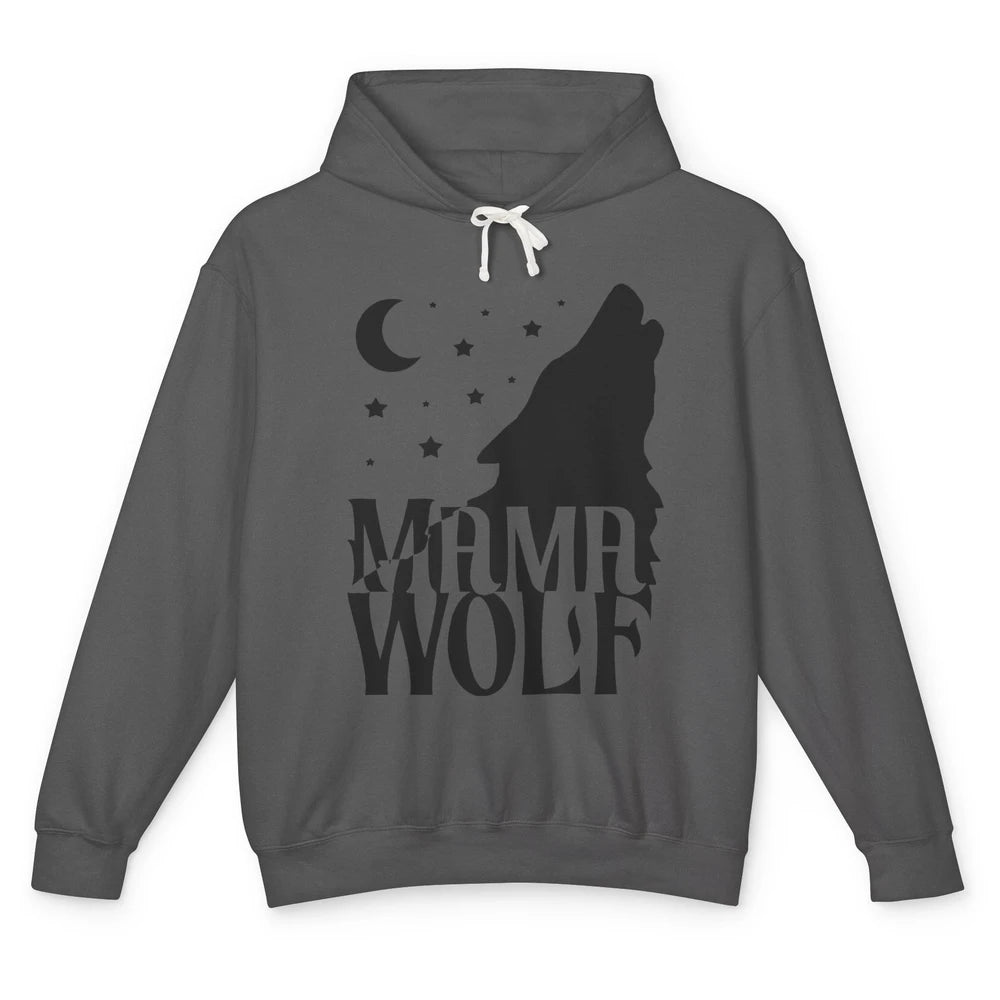 Wolf Pack Wolf Family Mama Wolf Matching Family Outfit Unisex Lightweight Hoodie