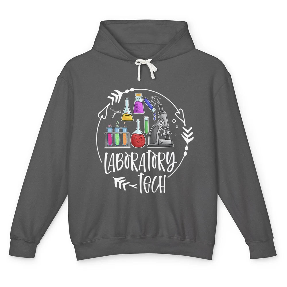 Cute Laboratory Tech Lab Week Medical Laboratory Scientist Unisex Lightweight Hoodie