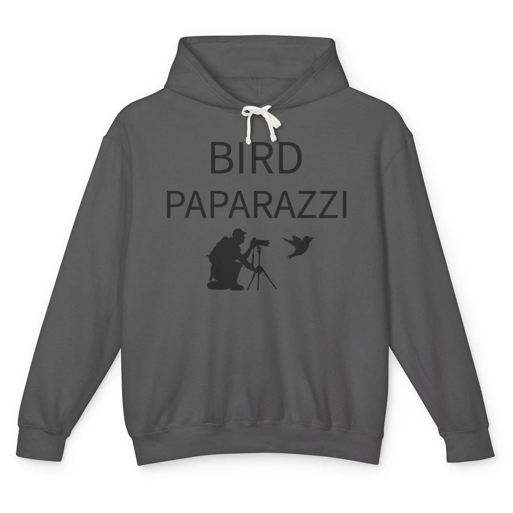 Birdwatching Funny Bird Paparazzi Birding Photography Bird Unisex Lightweight Hoodie