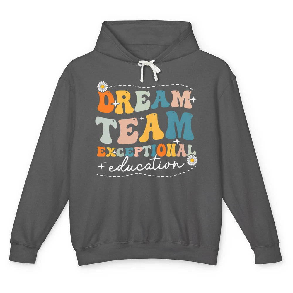 Groovy Dream Exceptional Education Sped Teacher Therapy Boho Unisex Lightweight Hoodie