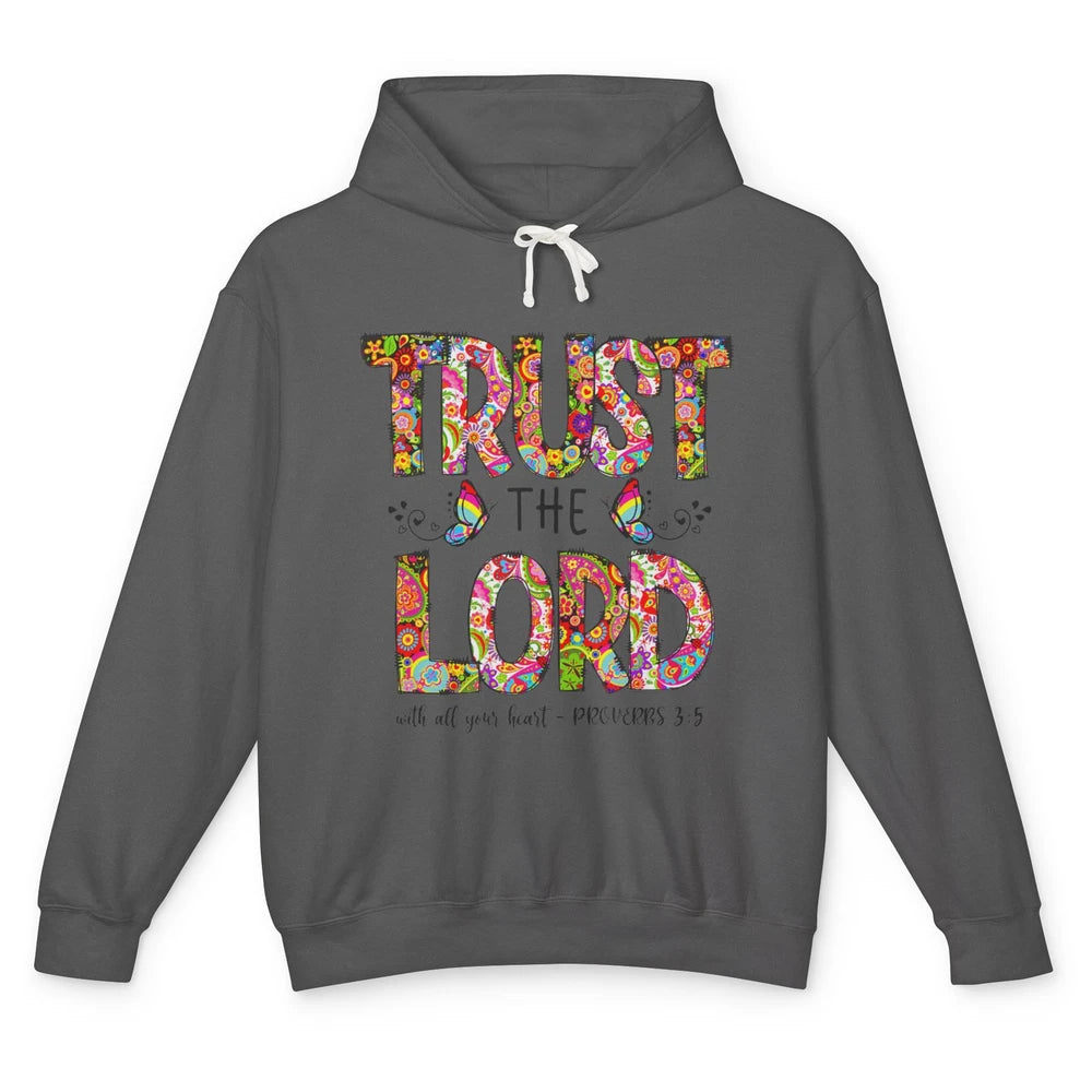 Prayer Bible Verse Religious Trust The Lord Jesus Christian Unisex Lightweight Hoodie