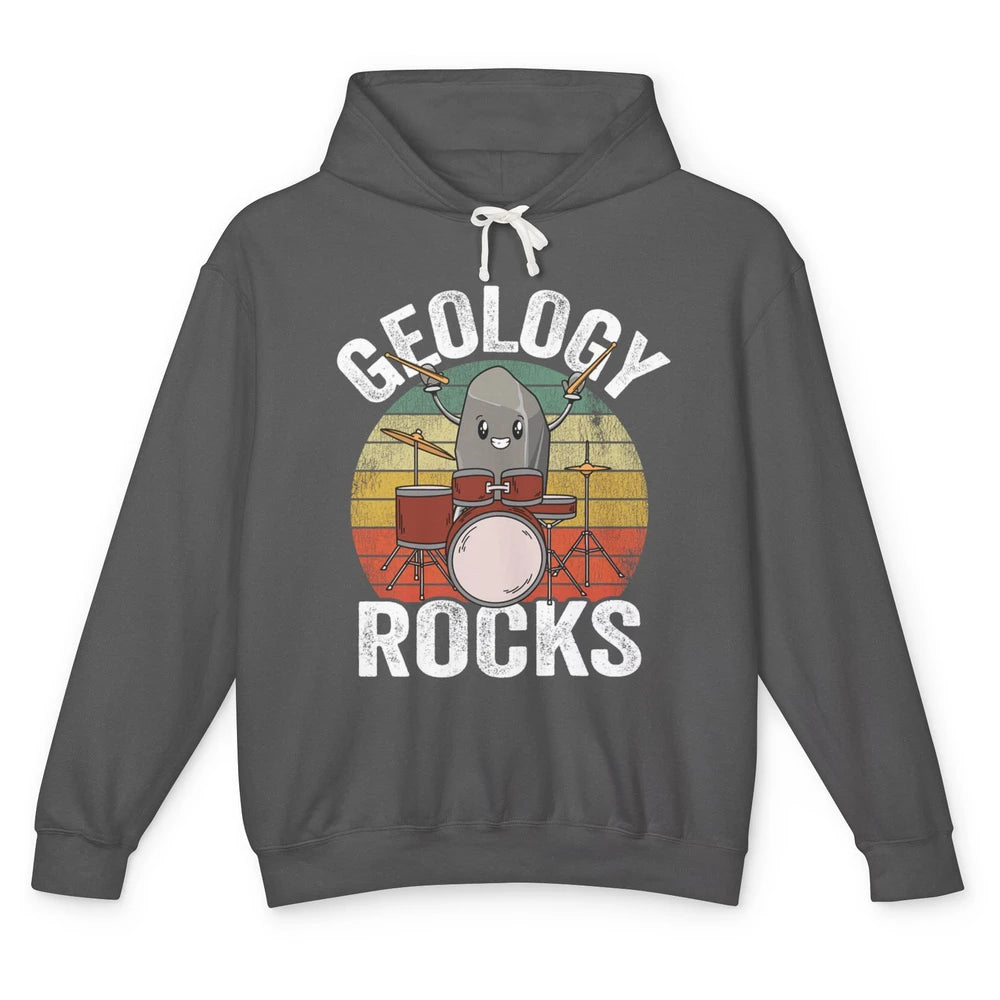 Funny Geology Rocks Mineral Rock Collector Science Geologist Unisex Lightweight Hoodie