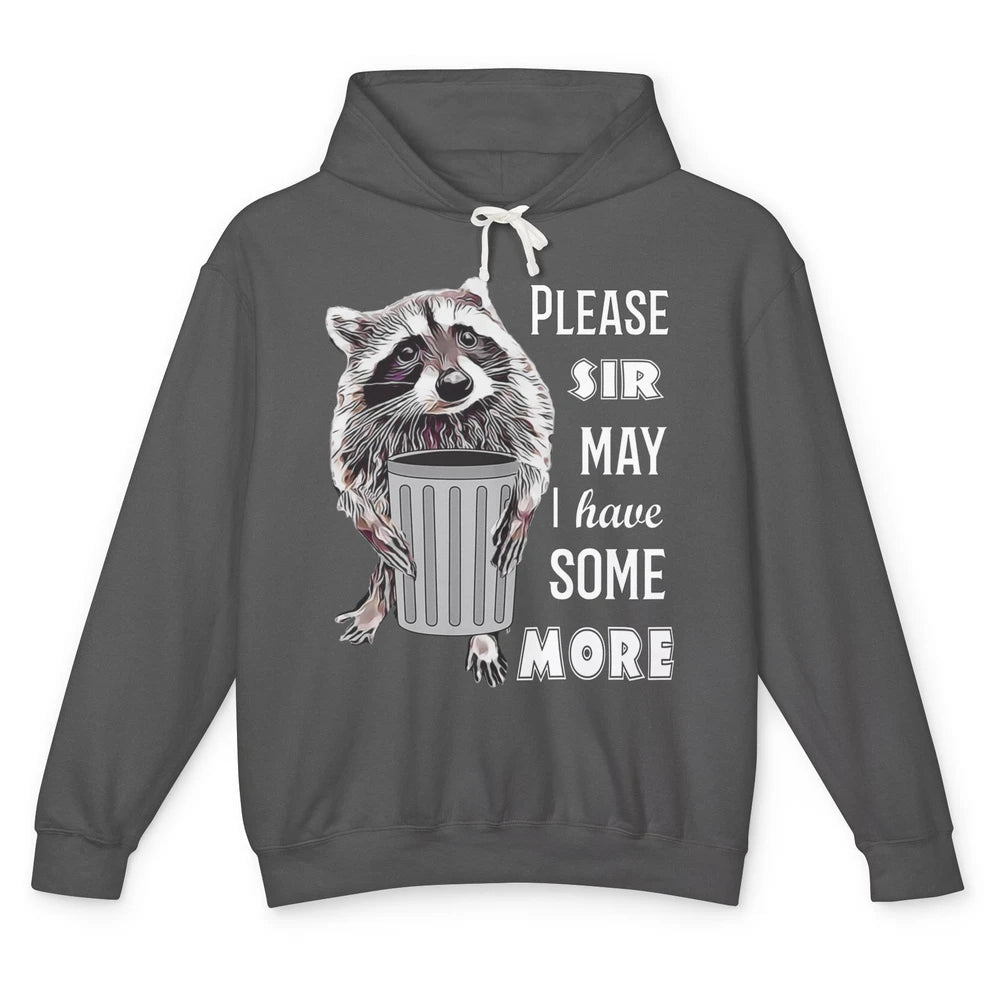 Funny Have Some More Raccoon Trashed Opossum Sarcasm Possum Unisex Lightweight Hoodie