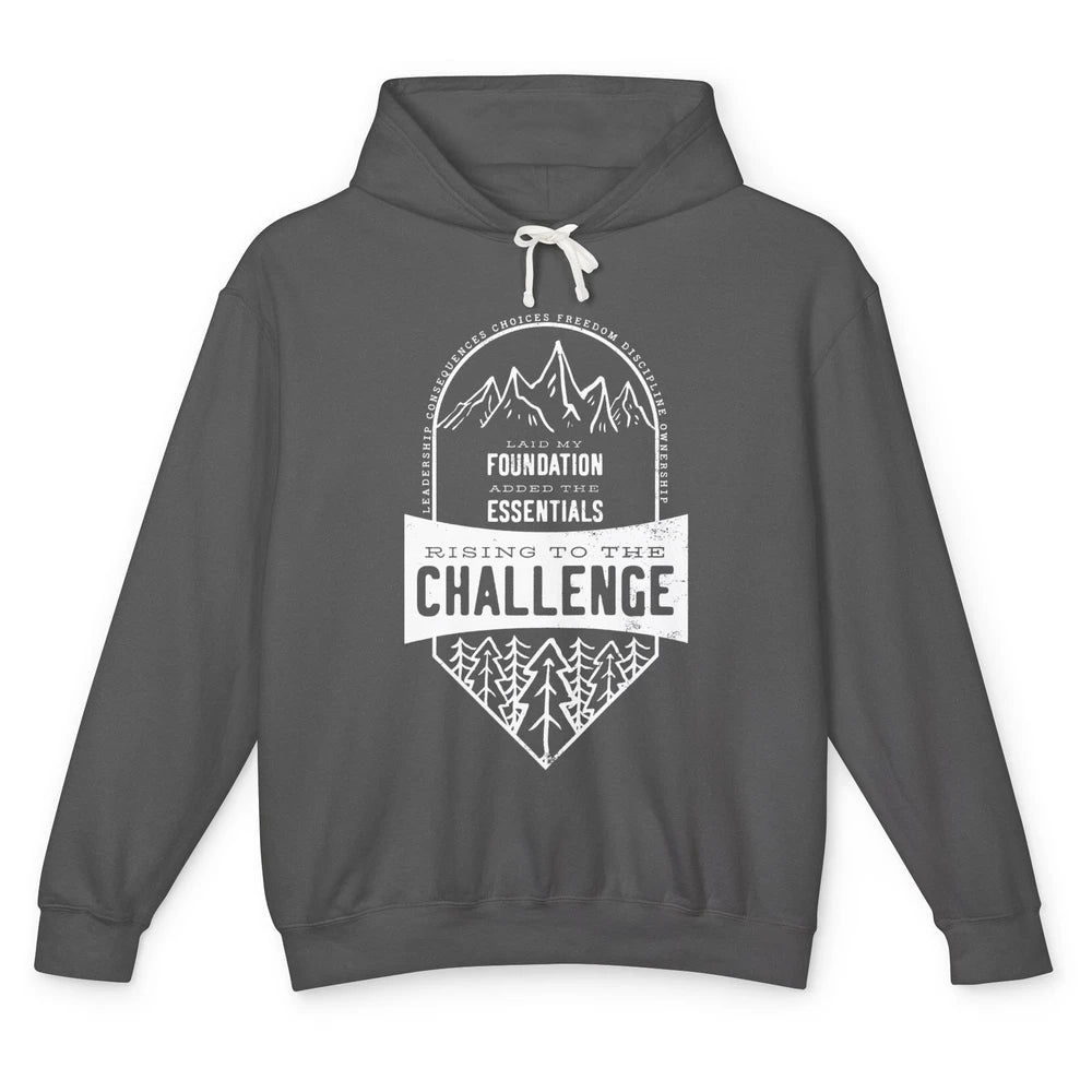 Challenge A Leadership Rising To The Challenge Homeschooling Unisex Lightweight Hoodie