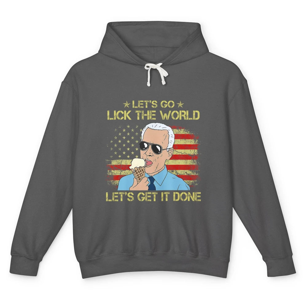 Funny Joe Biden Conservative Anti Biden Democrats Vote Trump Unisex Lightweight Hoodie