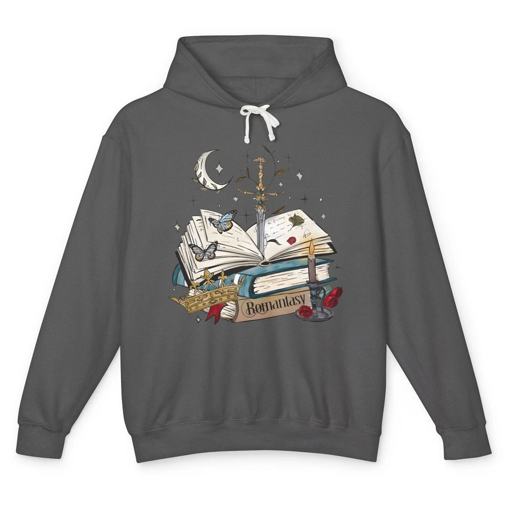 Bookish Romance Reader Librarian Literature Gothic Bookworm Unisex Lightweight Hoodie