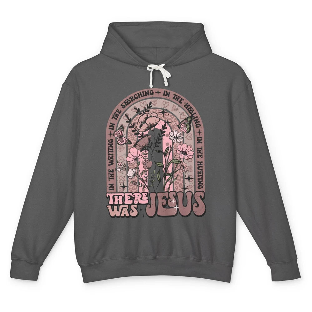 In The Waiting Searching There Was Jesus Christian Rainbow Unisex Lightweight Hoodie