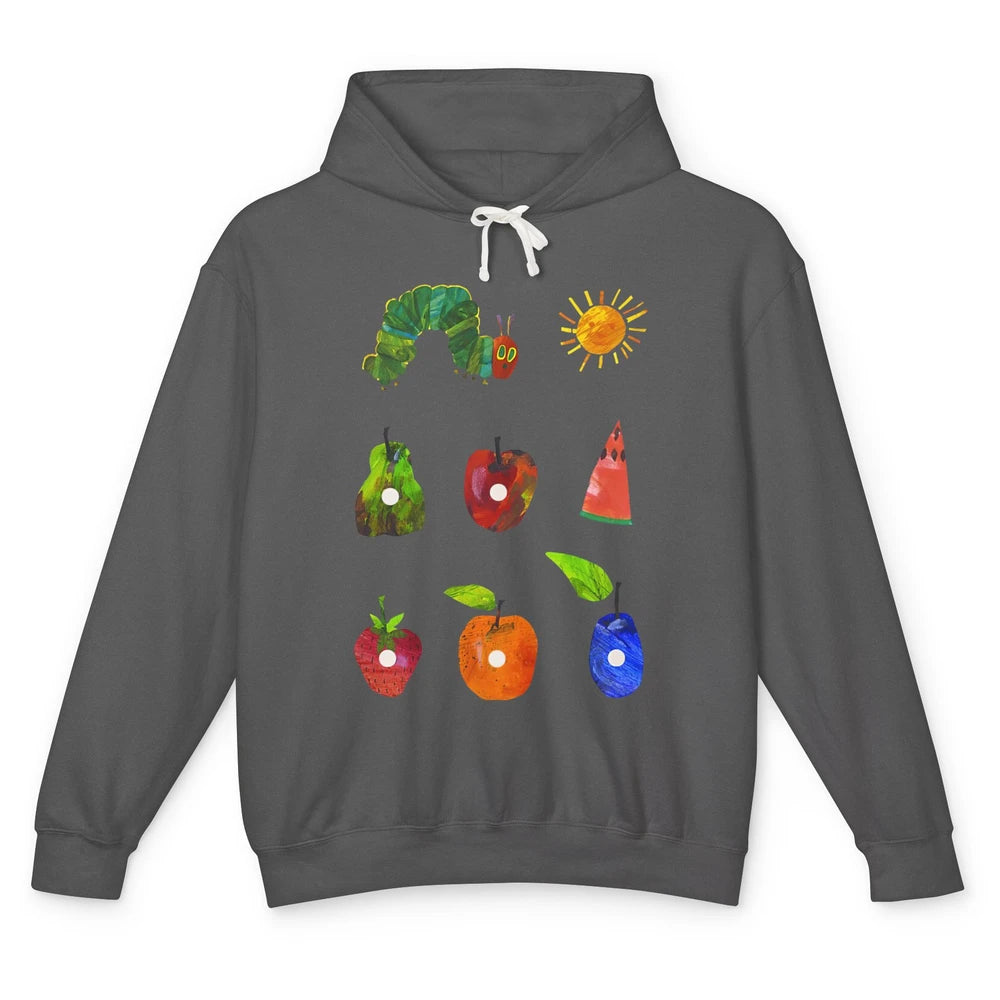 Hungry Caterpillar Fruit Always Hungry Caterpillar Saturday Unisex Lightweight Hoodie