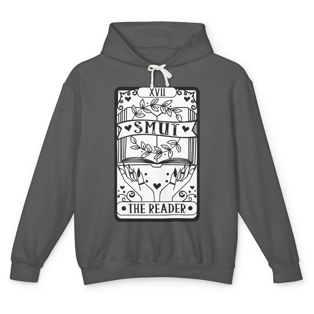 Retro Smut The Reader Tarot Card Halloween Book Lovers Unisex Lightweight Hoodie