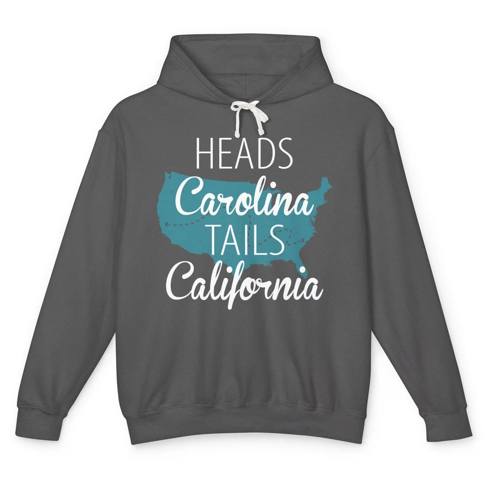 Heads Carolina Tail California Western Country Summer Beach Unisex Lightweight Hoodie