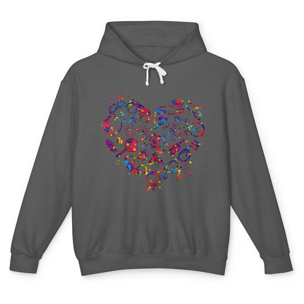 Optometrist Eyeglasses Technician Optometry Eye Doctor Heart Unisex Lightweight Hoodie