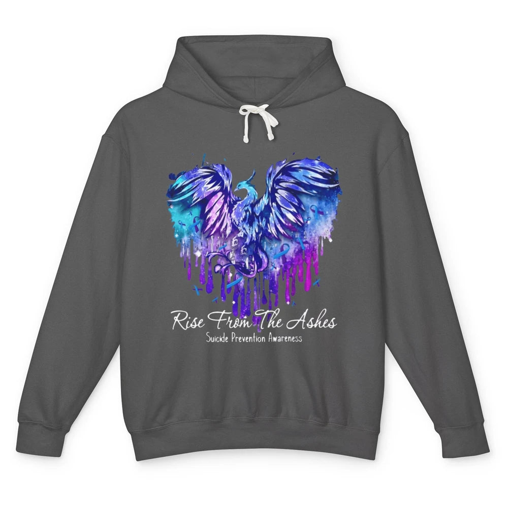 Phoenix Bird Warrior Love Suicide Prevention Awareness Month Unisex Lightweight Hoodie