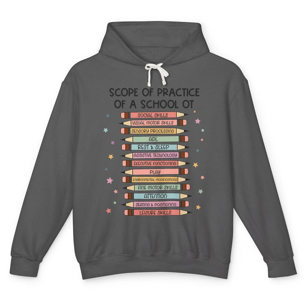 Scope Of Practice Of A School Occupational Therapy Teacher Unisex Lightweight Hoodie