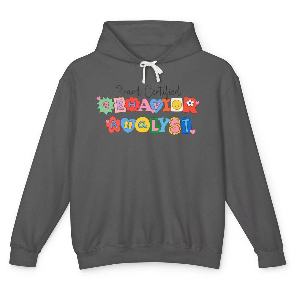 Board Certified Behavior Analyst BCBA Symbols ABA Therapist Unisex Lightweight Hoodie