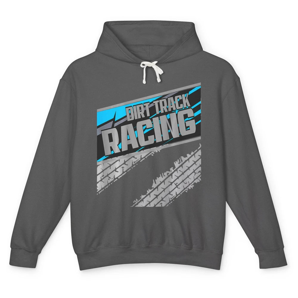 Dirt Track Racing Vintage Retro Sprint Car Speed Race Truck Unisex Lightweight Hoodie