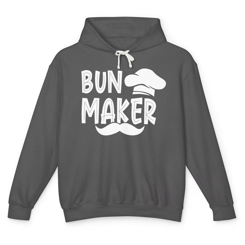 Bun Maker Bun Baker Pregnancy Announcement Baby Reveal Gift Unisex Lightweight Hoodie