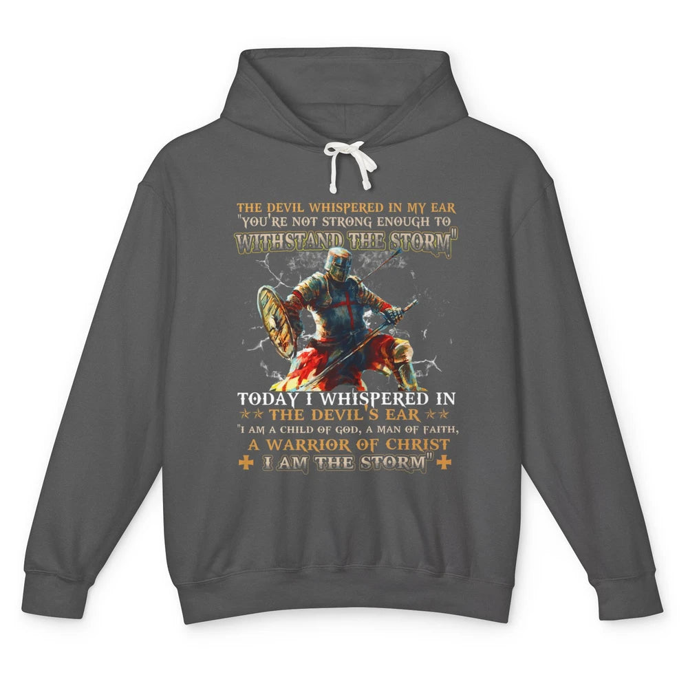 Crusader Knight Templar Warrior Of God Christ Retro Brother Unisex Lightweight Hoodie