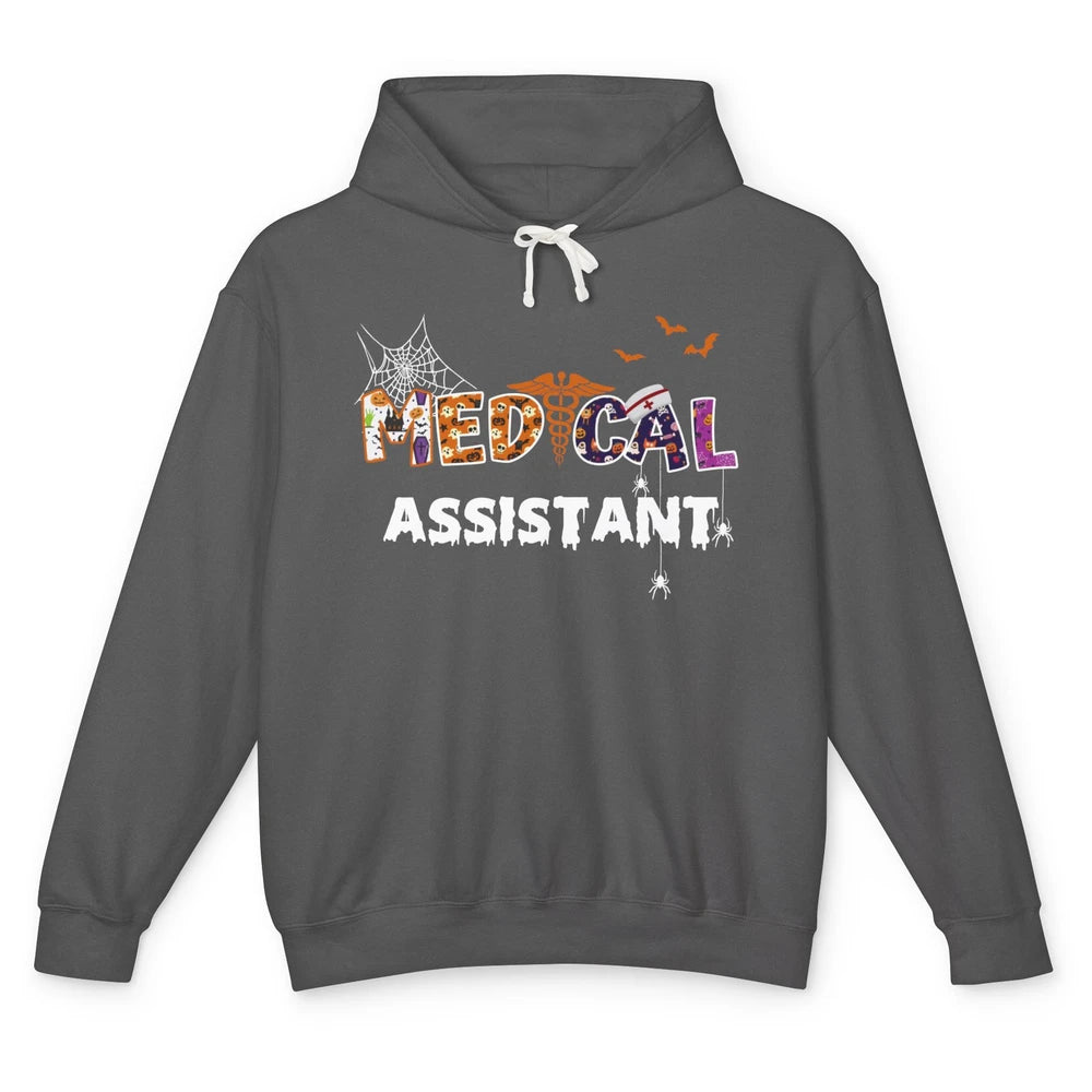 Funny Spooky Medical Assistant Halloween Costume CMA Gift Unisex Lightweight Hoodie