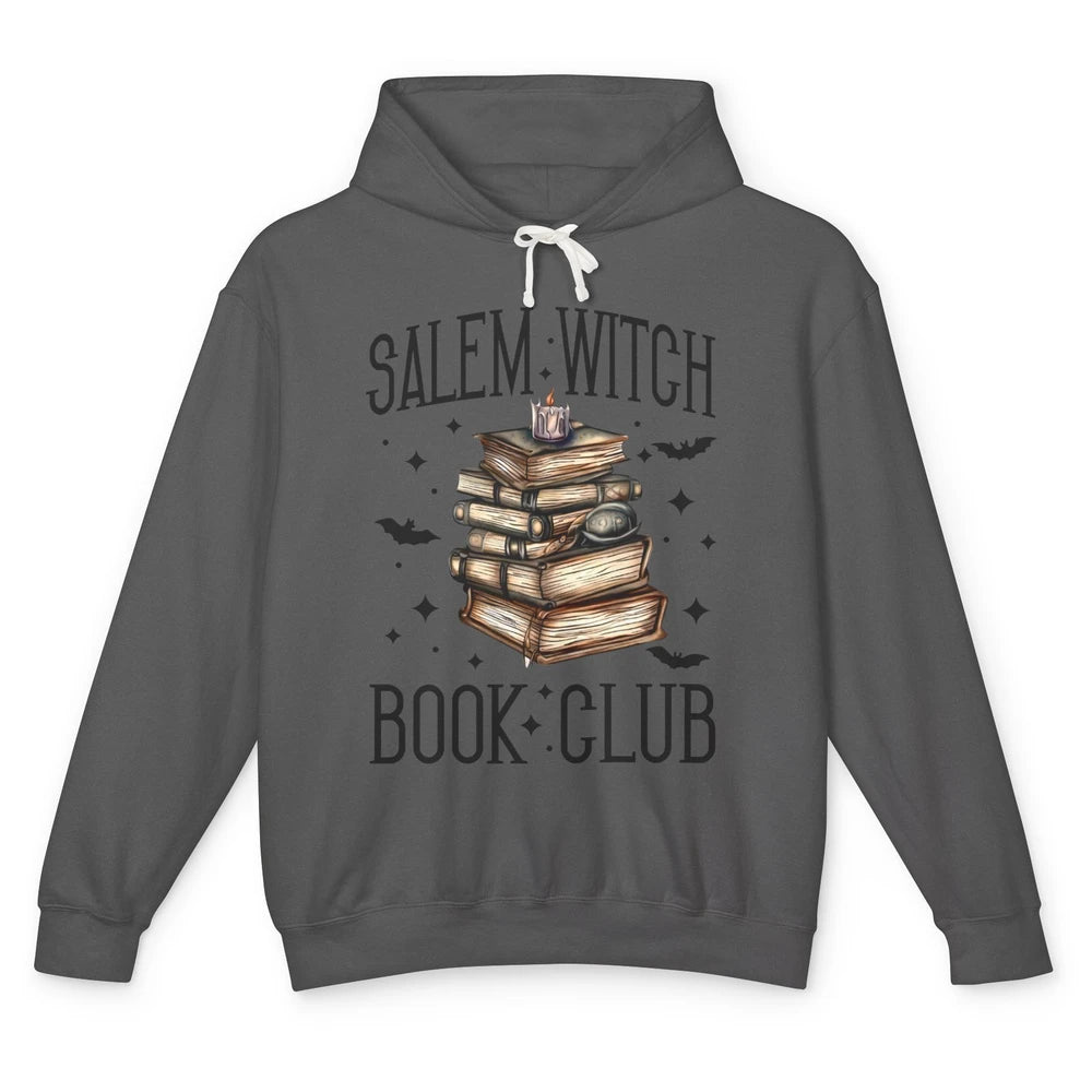 Retro Halloween Salem Witch Book Club Booknerd Reading Lover Unisex Lightweight Hoodie