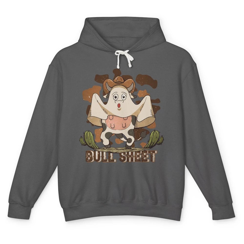 Funny Baby Daisy Cow Ghost Bull Sheet Western Halloween Unisex Lightweight Hoodie